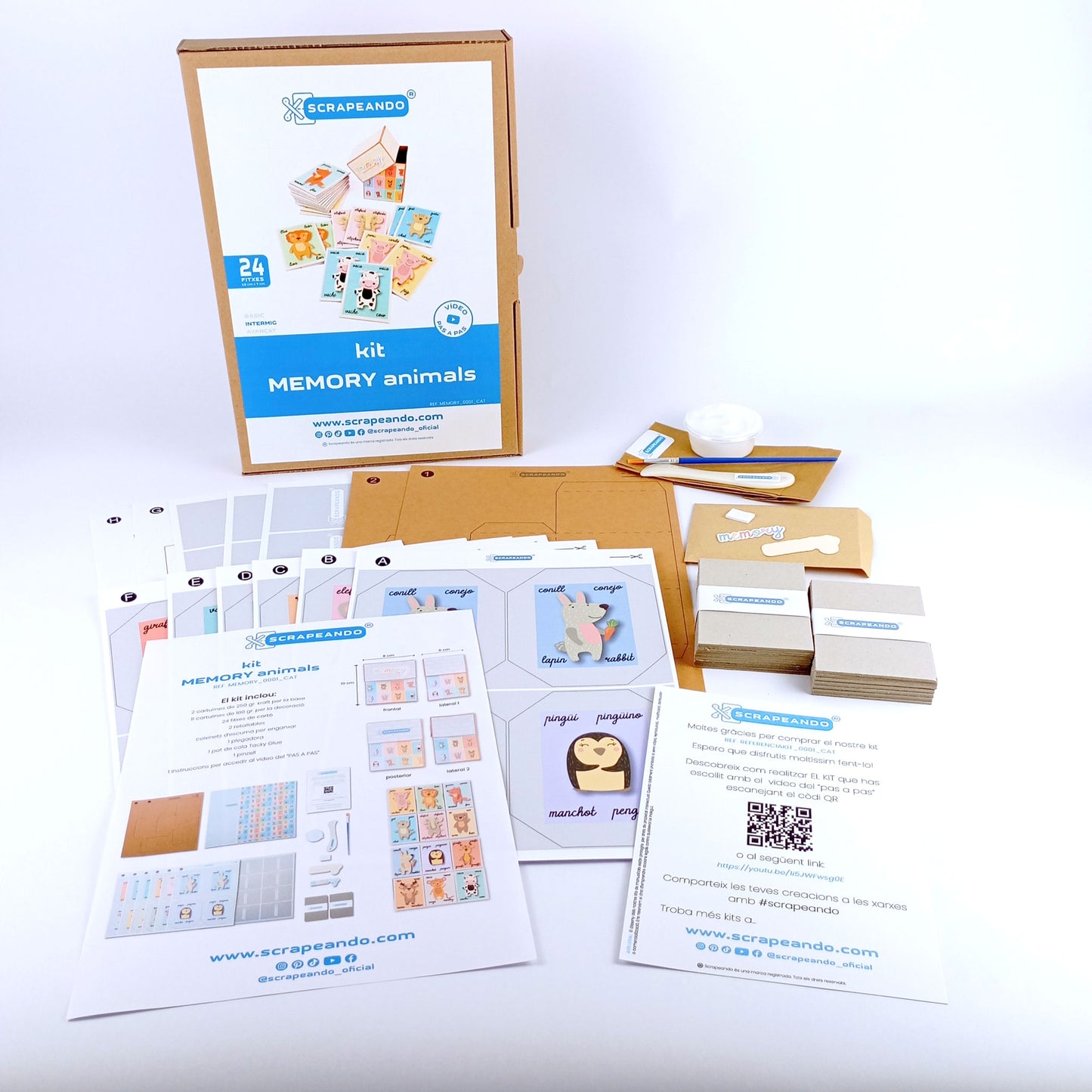 kit memory animals  ref. MEMORY_0001_CAT en CATALÀ