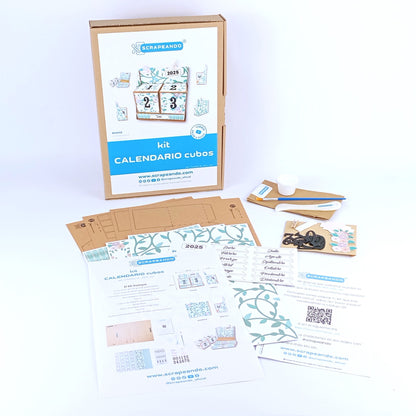 kit calendario CUBOS  ref. CALENDCUB_0002_ESP en ESPAÑOL