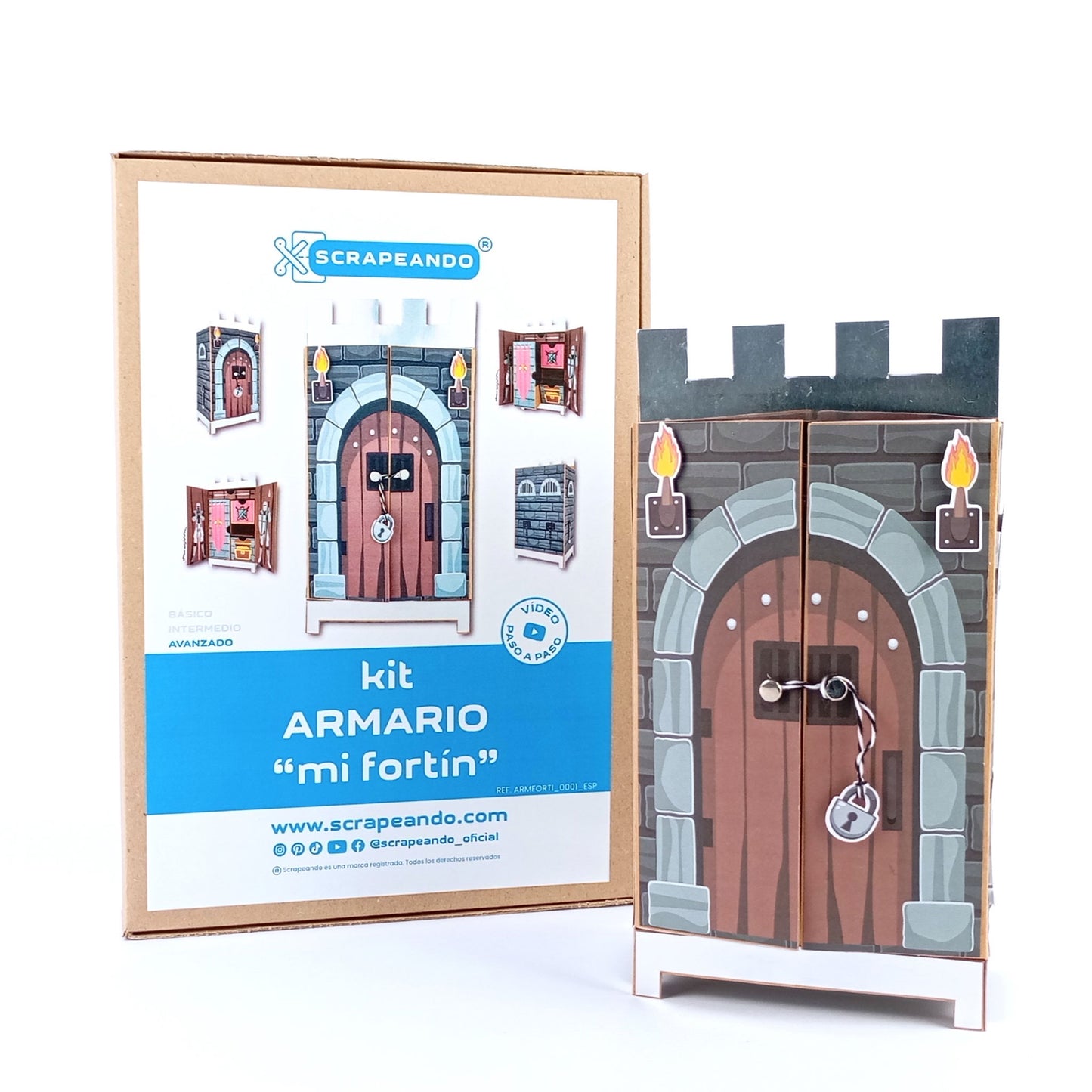 kit armario "mi fortín" REF. ARMFORTI_0001_ESP en ESPAÑOL