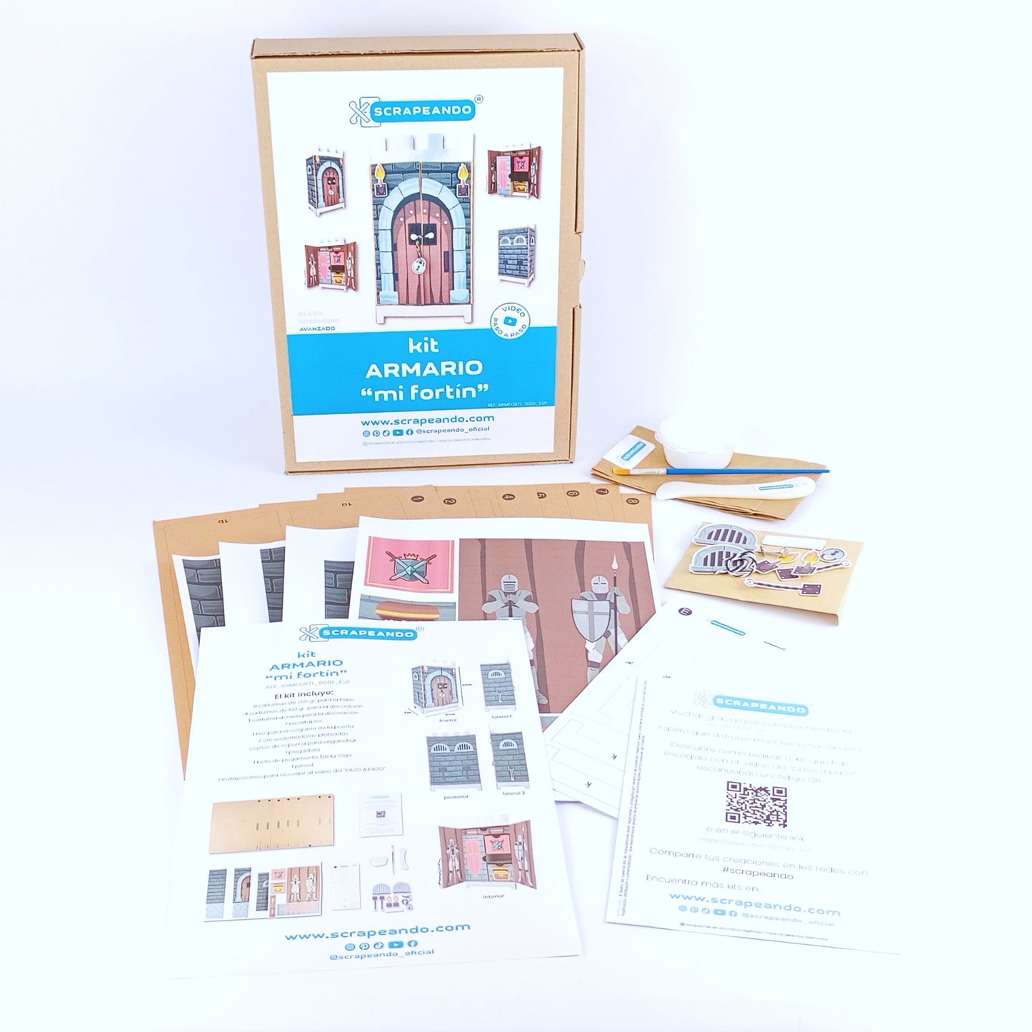 kit armario "mi fortín" REF. ARMFORTI_0001_ESP en ESPAÑOL