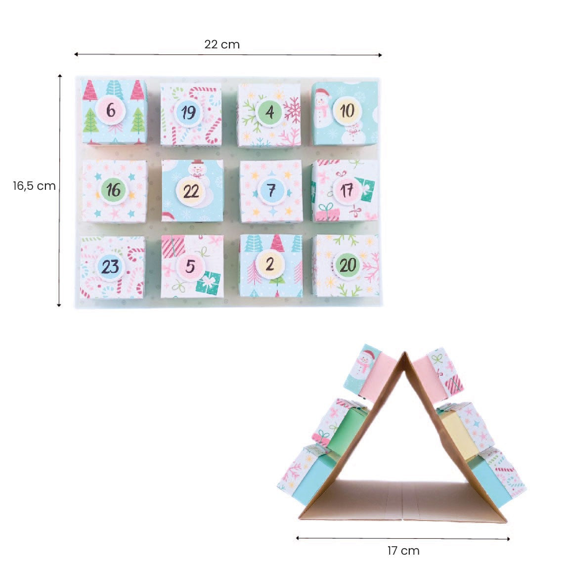 kit calendari d'Advent  ref. CALENDADV_0003_CAT en CATALÀ