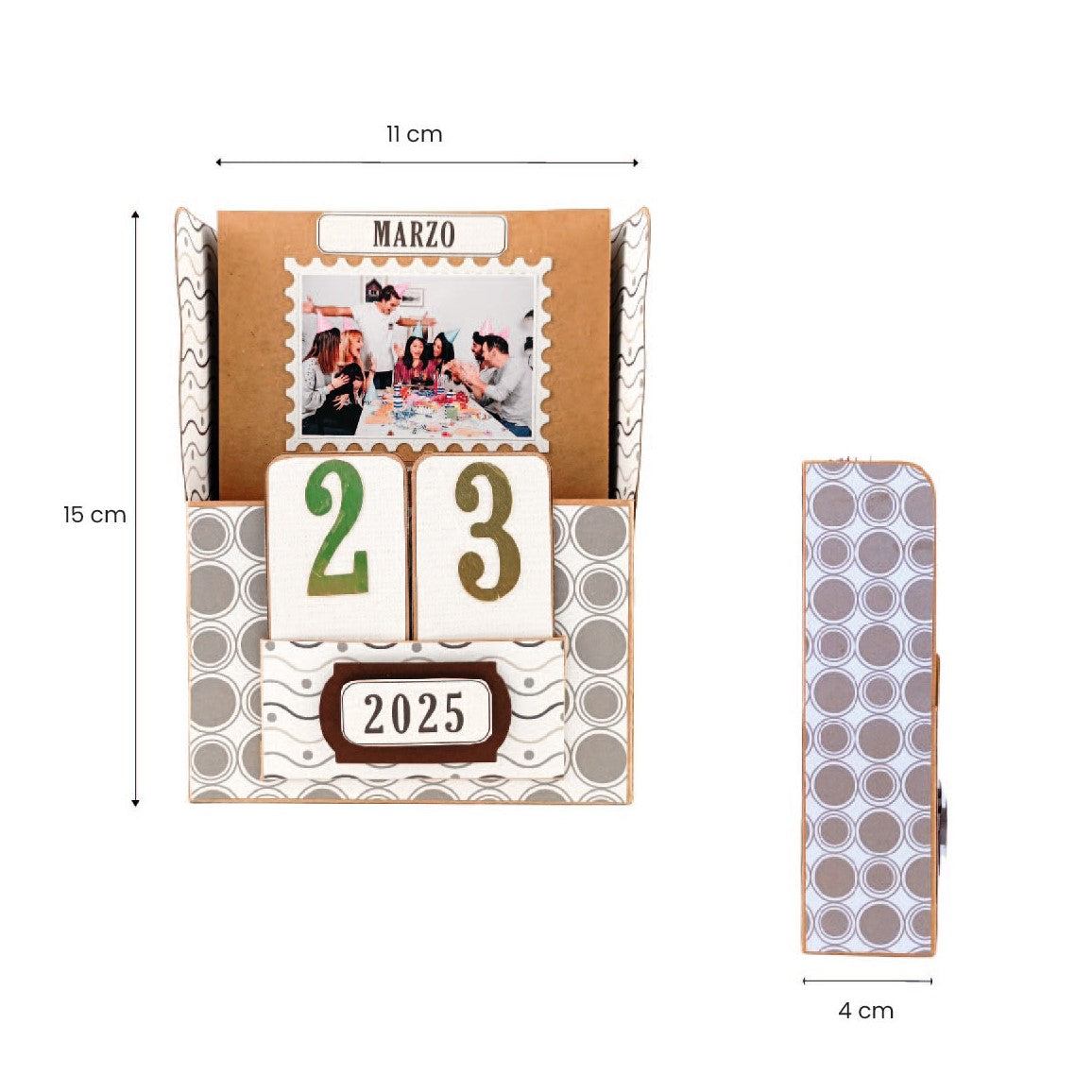 kit calendario de fotos PERSONALIZADO REF. CALENDFOTOPERS_0001_ESP en ESPAÑOL