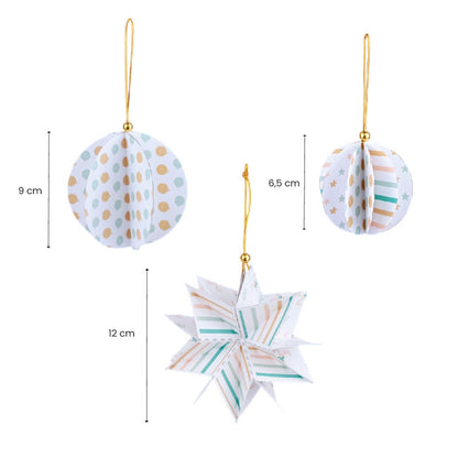 kit Adornos  árbol de Navidad  REF. ADARBNAV_0001_ESP en ESPAÑOL