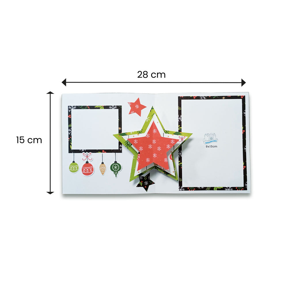 kit TARJETA NAVIDAD pop-up ESTRELLAS/ kit TARGETA NADAL pop-up ESTRELLES  ref. TARNAV_0001