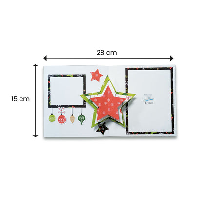 kit TARJETA NAVIDAD pop-up ESTRELLAS/ kit TARGETA NADAL pop-up ESTRELLES  ref. TARNAV_0001