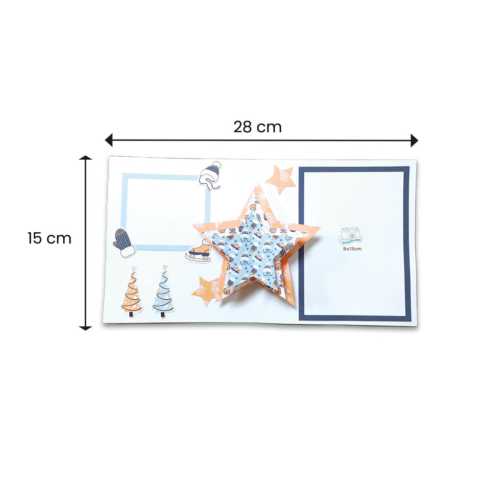 kit TARJETA NAVIDAD pop-up ESTRELLAS/ kit TARGETA NADAL pop-up ESTRELLES  ref. TARNAV_0002