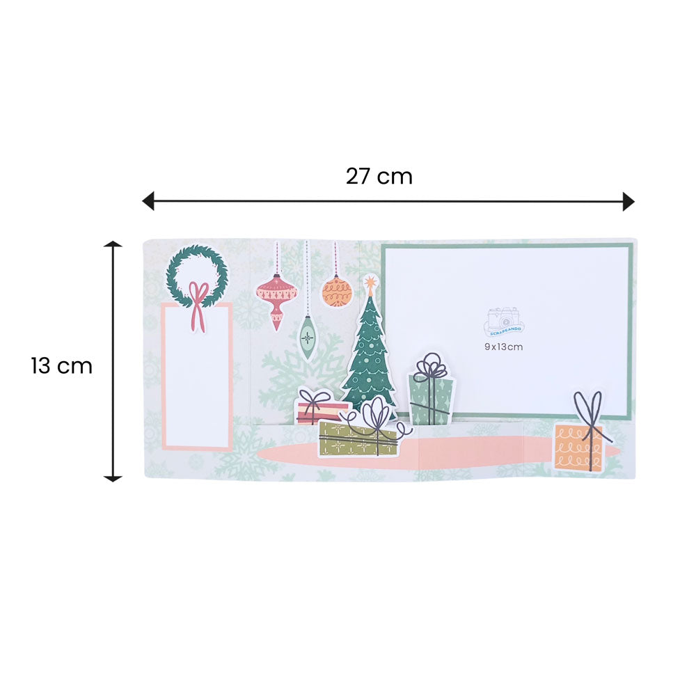 kit TARJETA NAVIDAD pop-up PAISAJE/ kit TARGETA NADAL pop-up PAISATGE  ref. TARNAV_0005