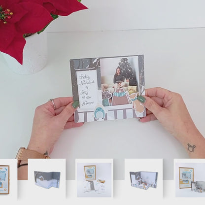 kit TARJETA NAVIDAD pop-up PAISAJE/ kit TARGETA NADAL pop-up PAISATGE  ref. TARNAV_0006