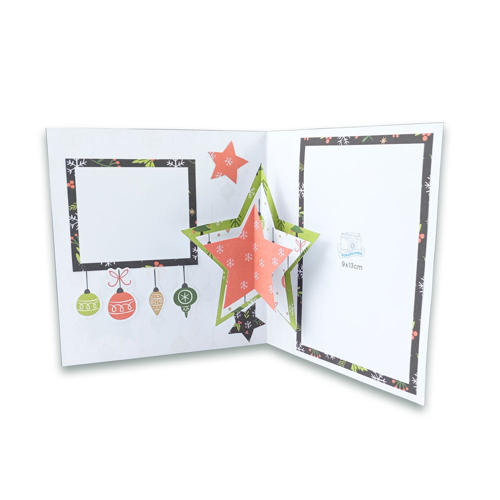 kit TARJETA NAVIDAD pop-up ESTRELLAS/ kit TARGETA NADAL pop-up ESTRELLES  ref. TARNAV_0001