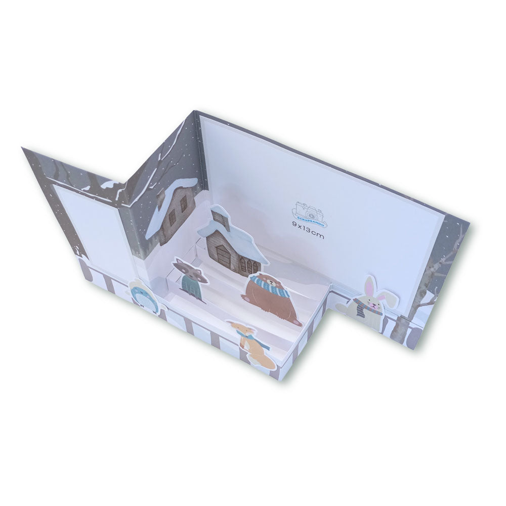 kit TARJETA NAVIDAD pop-up PAISAJE/ kit TARGETA NADAL pop-up PAISATGE  ref. TARNAV_0006